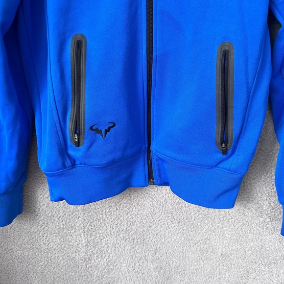 Nike Jacket Men XS Blue Full Zip Nadal 2011 US Open Vamos Rafa Ace Tennis Active - Picture 7 of 12